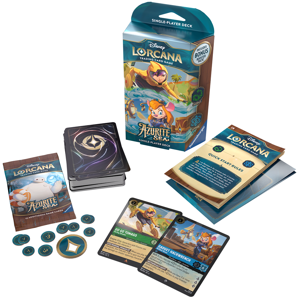 Disney Lorcana: Azurite Sea Starter Deck