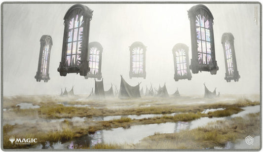 UP Playmat- MTG Duskmourn V3 (Abandoned Campground))