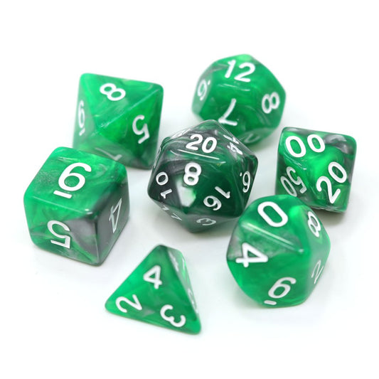 Die Hard Dice: 7pc Emerald Ore