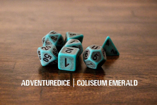 Coliseum Emerald Dice Set