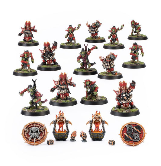 Chaos Dwarf Blood Bowl Team: Zharr-Naggrund Ziggurats