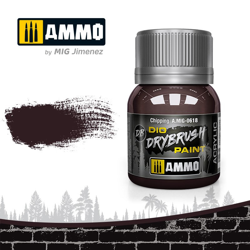 Ammo Mig Dio Drybrush Acrylic Paint 40ml