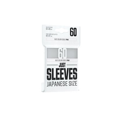 Just Sleeves: Japanese Size White Sleeves (60)