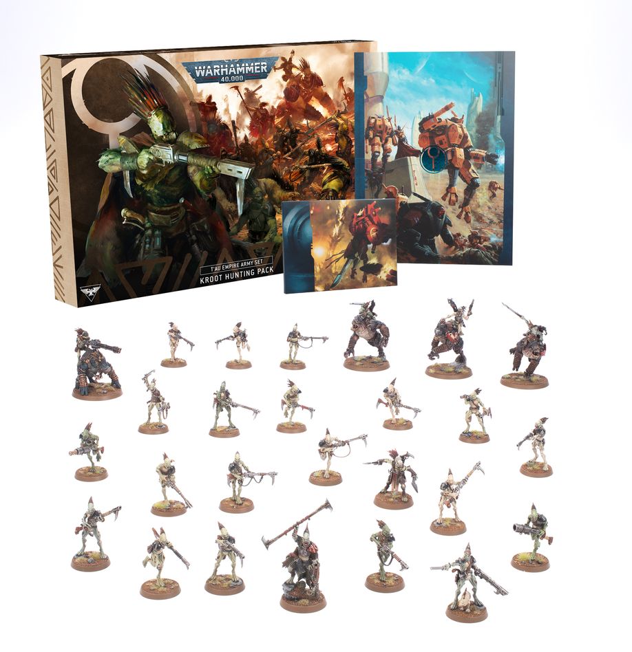 Warhammer 40k- T'au Empire: Kroot Hunting Pack Army Set