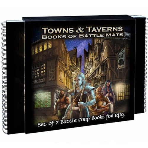 Towns and Taverns: Book of Battle Mats