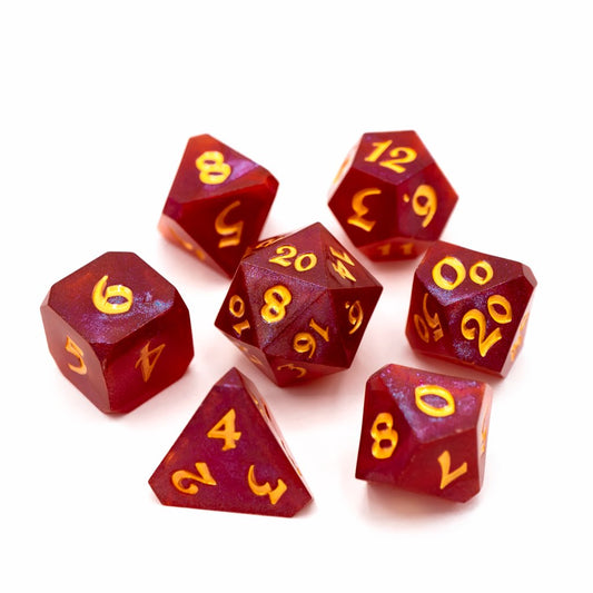 Die Hard Dice: 7pc Avalore Enchanted Little Red