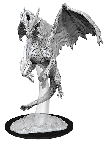 D&D Unpainted Minis WV11 Young Red Dragon