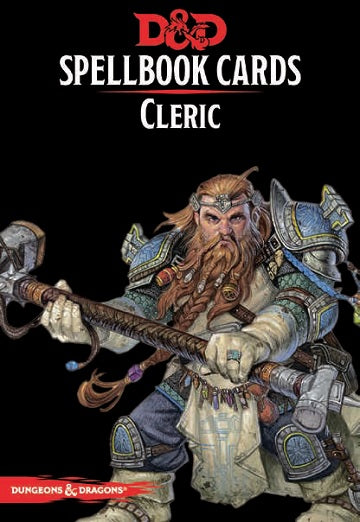 D&D Spellbook Cards Cleric 2nd Edition