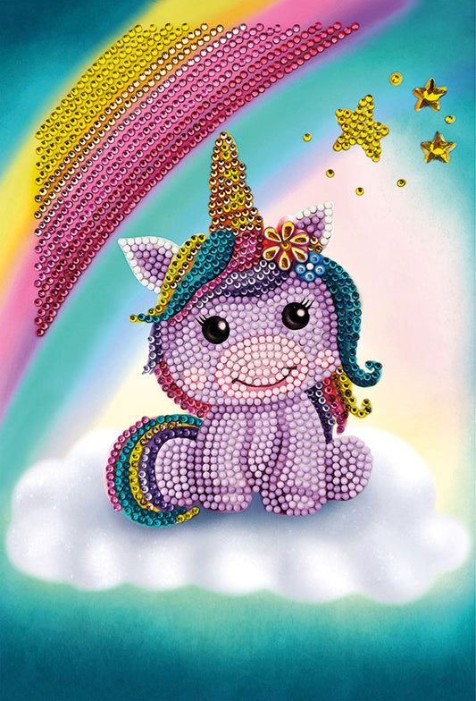 Crystal Art Kit (Notebook Kit)- Unicorn Smile