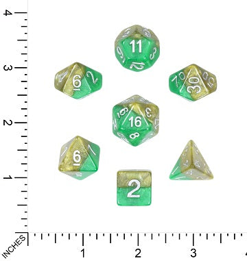 Halfsies Dice: 7Pc Robin Hood