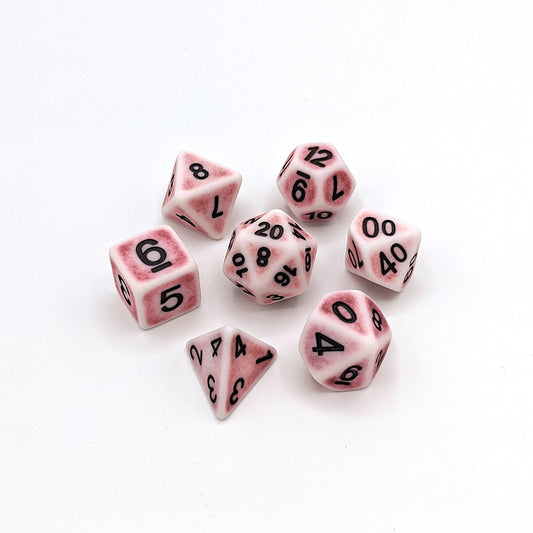 Die Hard Dice: 7pc Pink Ancient