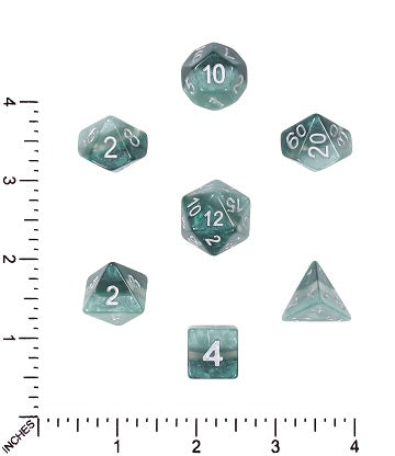 Supernova Dice: 7Pc Adamantine