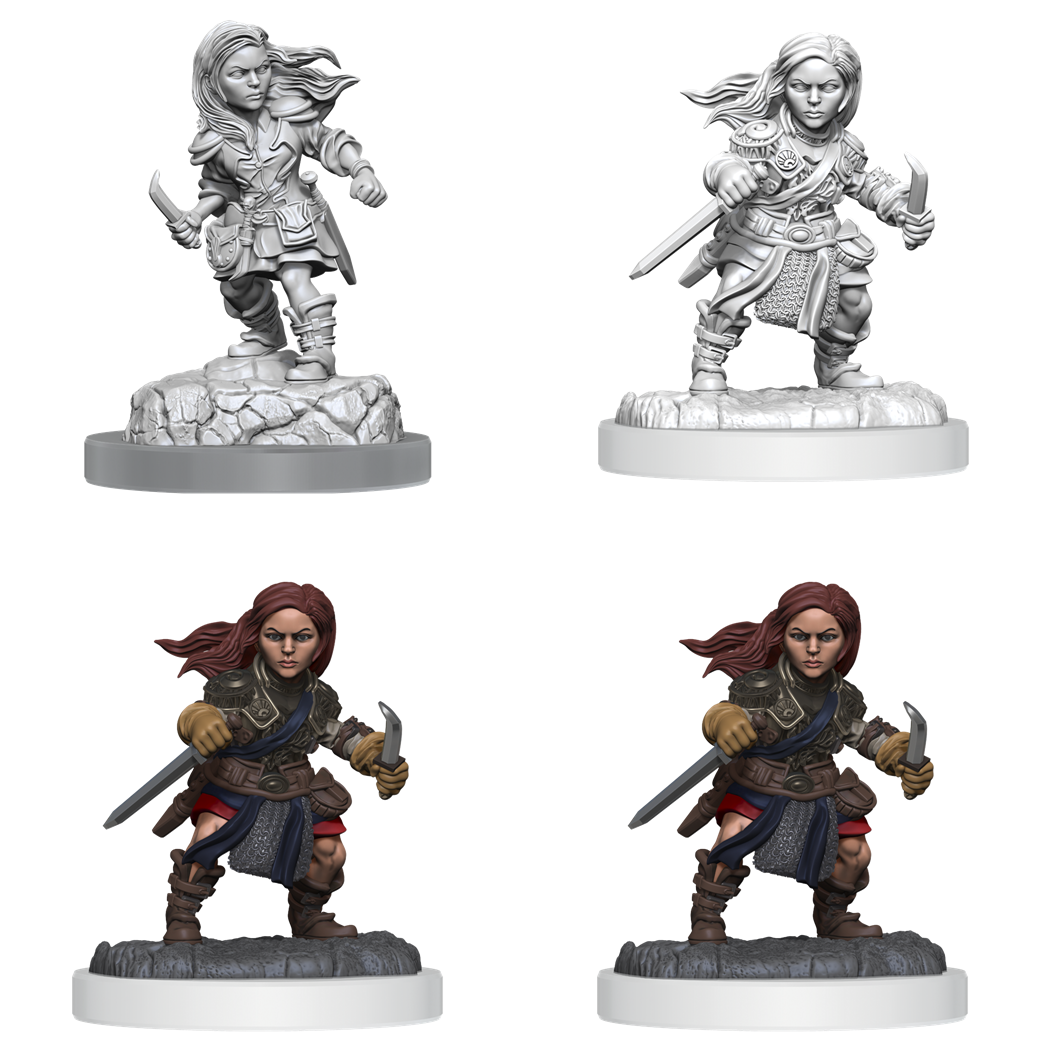 D&D Unpainted Minis: Wave 20: Halfling Rogue Female