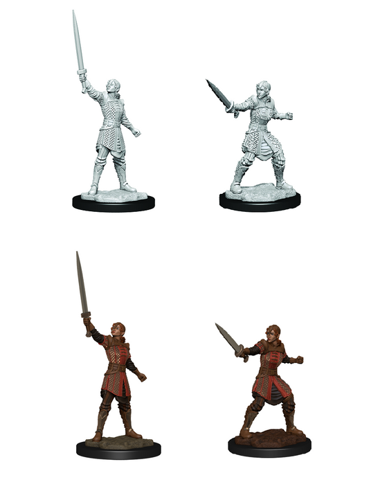 CR Unpainted Minis: Wave 1: Human Dwendalian Empire Fighter Female