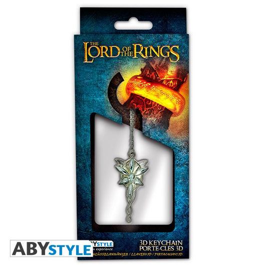 Lord of the Rings 3D Keychain- Evenstar