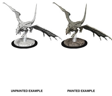 D&D Unpainted Minis WV8 Young Copper Dragon