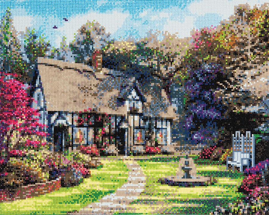 Crystal Art Kit (Large)- Country Cottage