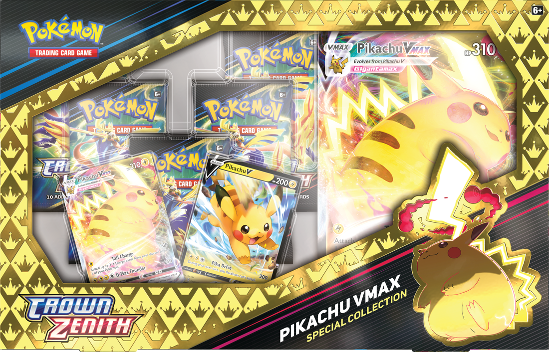 Pokémon TCG: Crown Zenith- Pikachu Vmax Special Collection