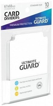 Ultimate Guard Card Dividers- 10pk white