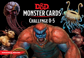 D&D Monster Cards: Challenge 0-5