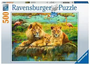 Lions in the Savannah- 500pc puzzle