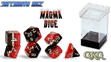 Supernova Dice: 7Pc Magma