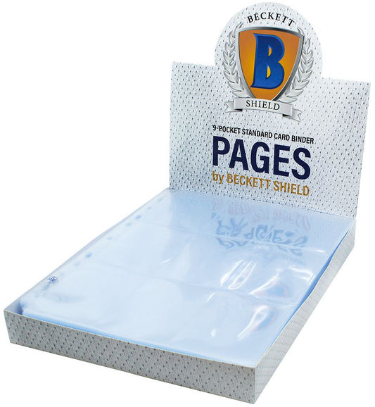 Beckett Shield 9 Pocket Pages (100 pk)