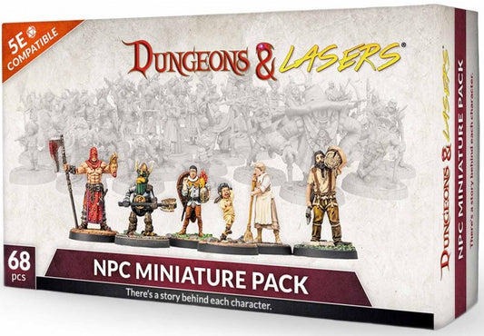 Dungeons and Lasers: NPC Miniature Pack