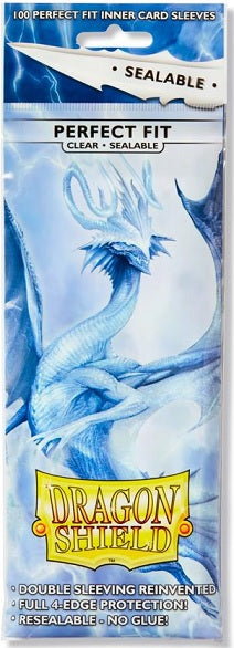 Sleeves: Dragon Shield Perfect Fit Sealable Clear (100)