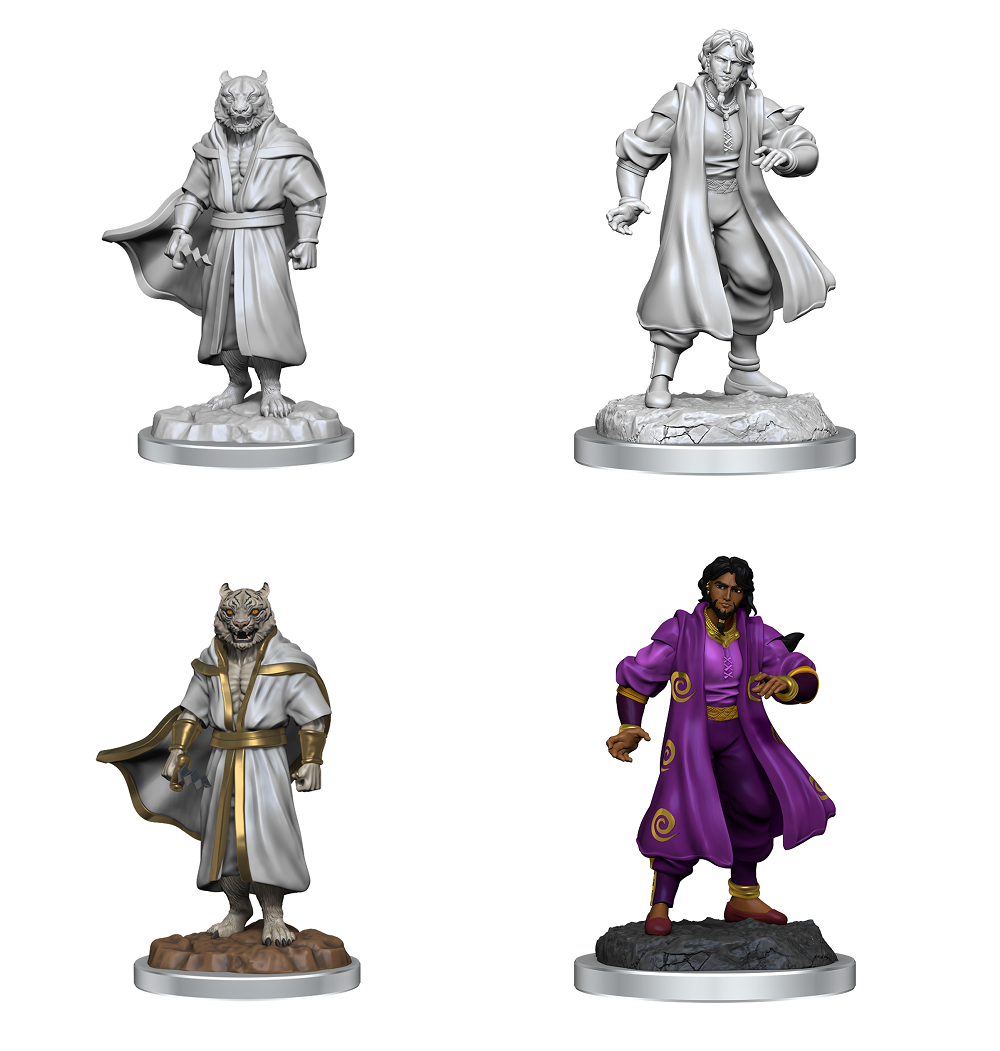 CR Unpainted Minis: Wave 3: Male Sorcerer Merchant/Tiger