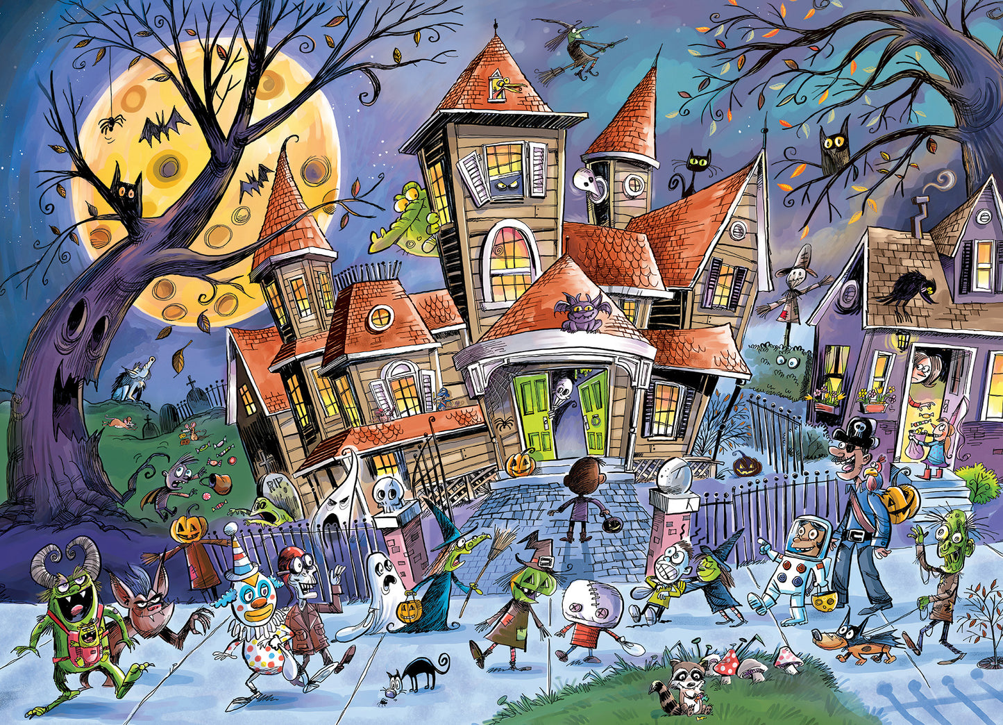 DoodleTown: Haunted House - 500pc