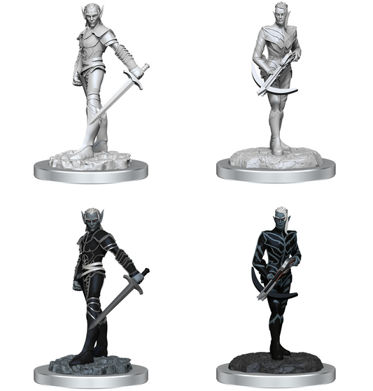 D&D Unpainted Minis: Wave 18: Drow Fighters