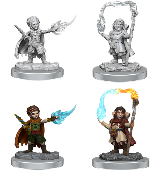 D&D Unpainted Minis: Wave 20: Halfling Wizards