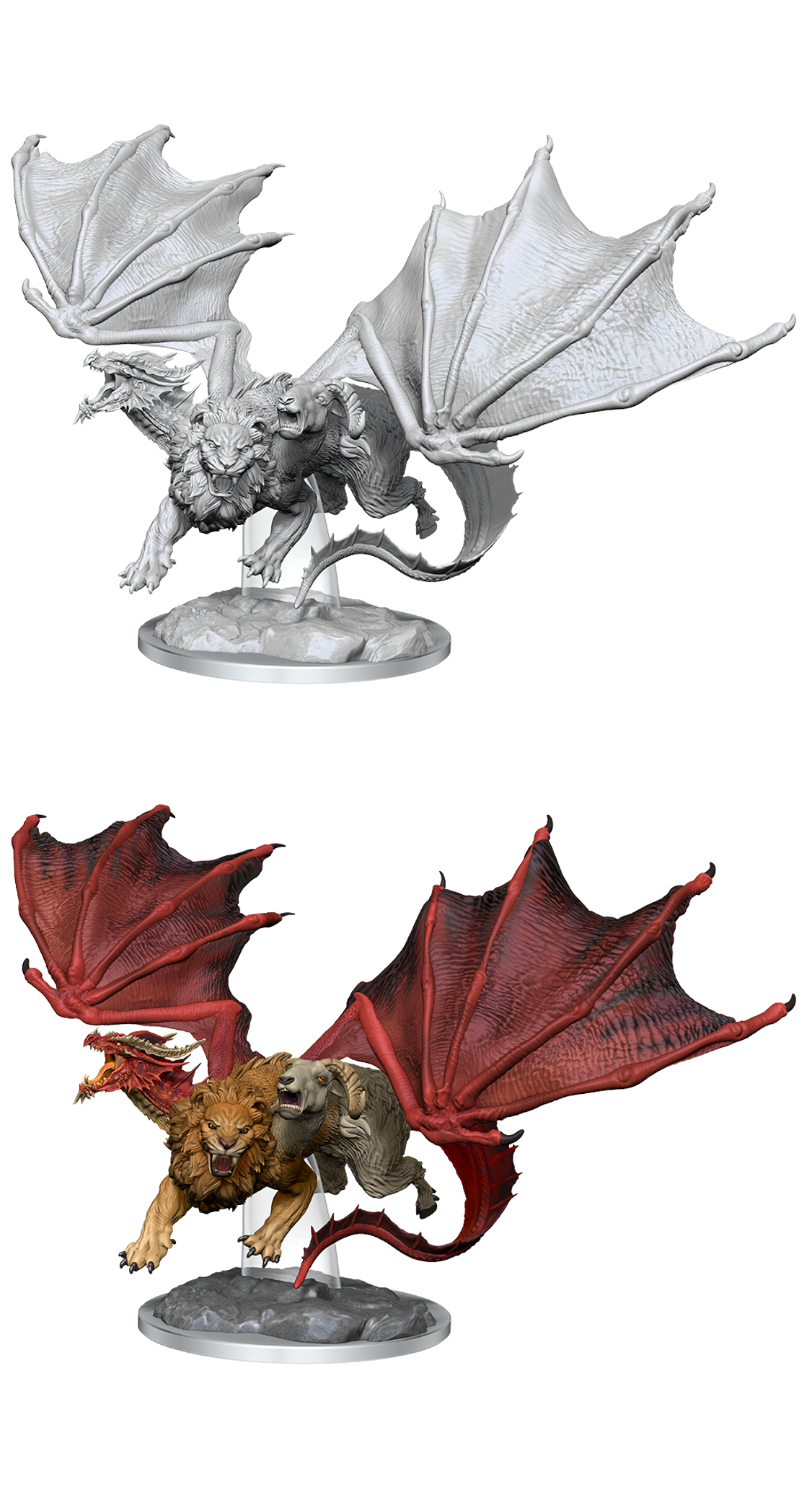 D&D Unpainted Miniatures WV16: Chimera