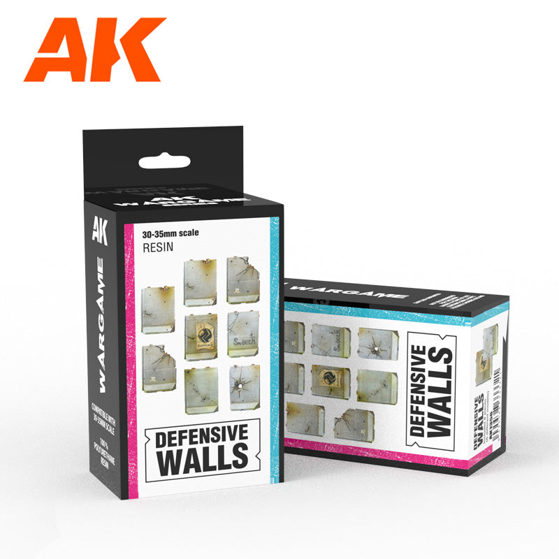 AK Interactive Defensive Walls Wargame Set