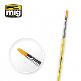 Ammo Mig Synthetic Flat Brush- 1