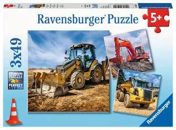 Digger at Work! - 3x49 pc puzzles