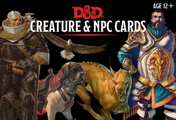 D&D Spellbook Cards Creature and NPC Cards