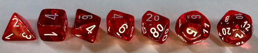 Translucent: 7pc Red/White