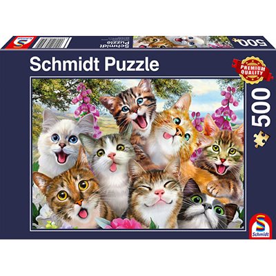 Puzzle: 500 Cat Selfie