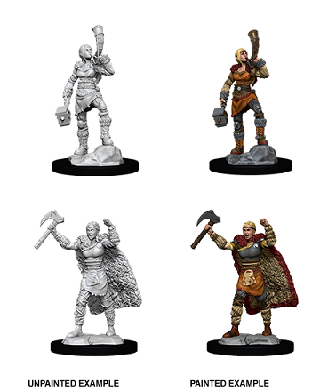 D&D Unpainted Minis: Wave 12: Female Human Barbarian