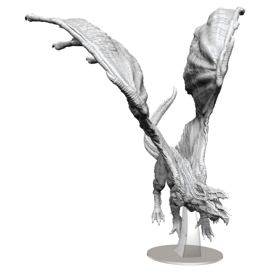 D&D Unpainted Minis Adult White Dragon