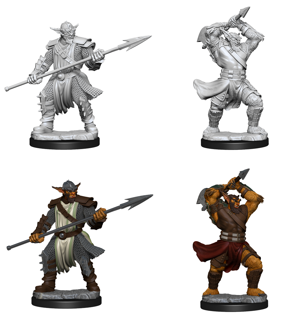 CR Unpainted Minis: Wave 1: Bugbear Fighter Male